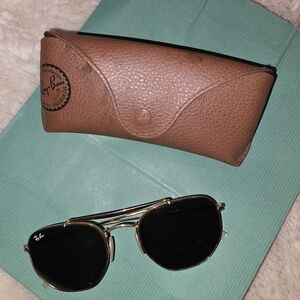 RAY BAN  THE MARSHALL  GOLD GREEN With Case